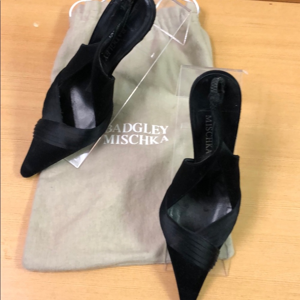 Badgley Mischka Satin Shoes Size 36.5